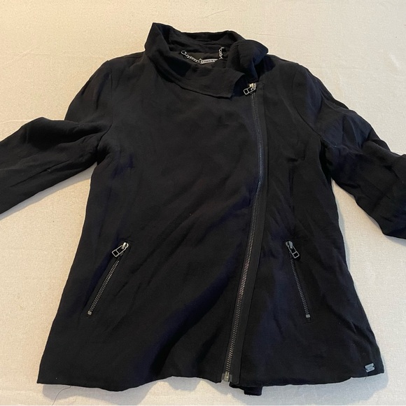 Monk & Lou Black Crepe Blazer Size Small GUC - Picture 4 of 7